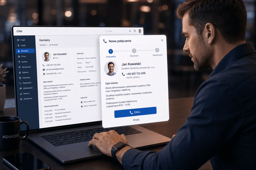 CRM IVRAPI call init